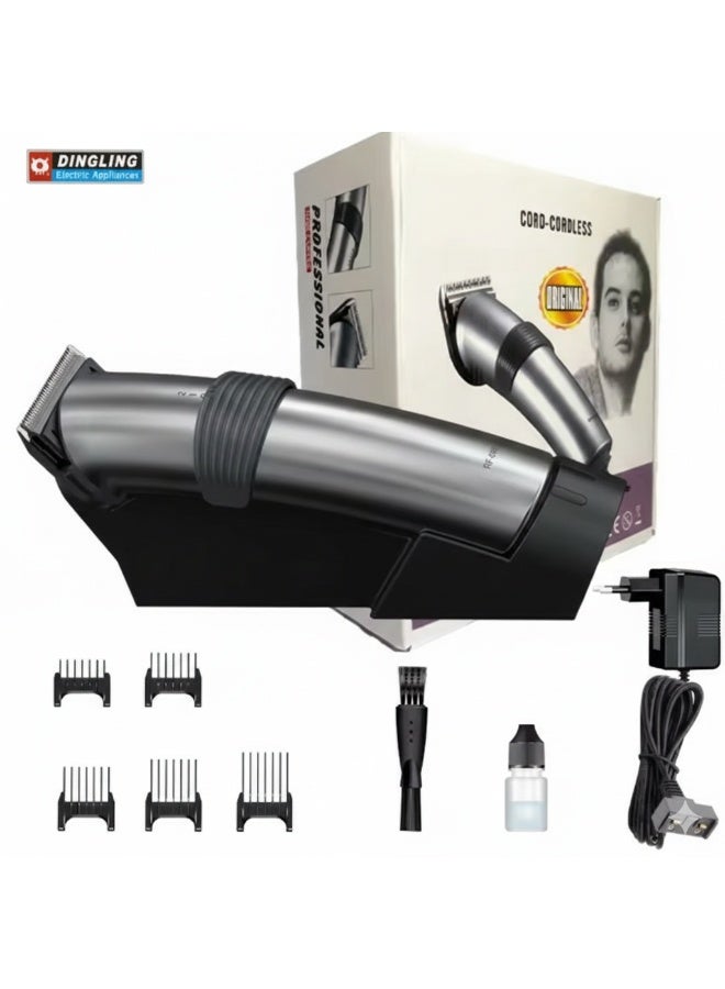 دينجلينج DingLing RF-699 مقص الشعر المهنية قابلة للشحن شفرة الكربون الصلب الشعر المتقلب للرجال 4 ساعات تهمة الوقت 220 فولت 50 هرتز - Image 1